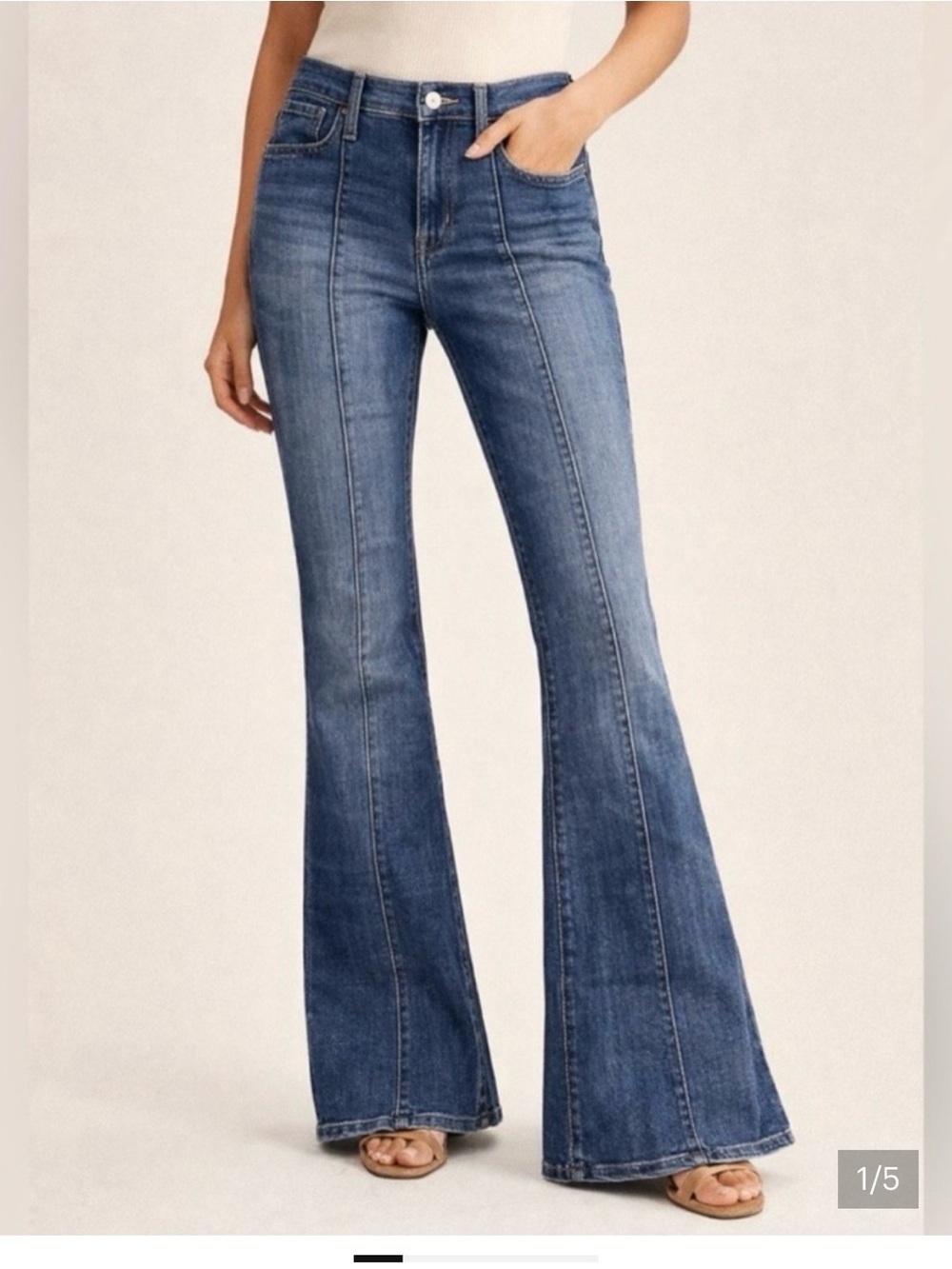 Lucky Brand Stevie High Rise Flare Jeans